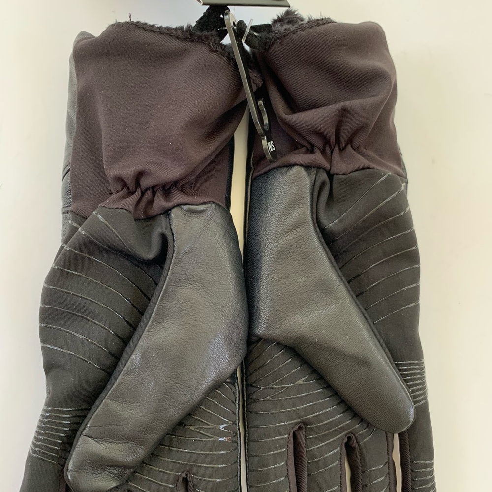 Ur Powered Leather Moto Fleece Lined Gloves S/M - Picture 16 of 16